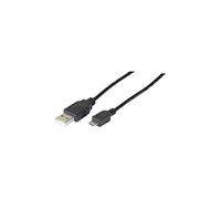 Cordon eco USB 2.0 A / MICRO B noir - 0,5 m