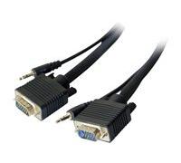 Cordon écran svga + audio - 20 m