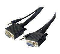 Cordon écran svga + audio - 5 m