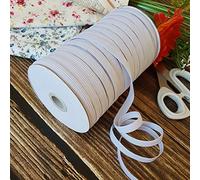 Cordon élastique A2 - 10 m - Blanc - 10 mm - Cordon élastique - Résistant à la chaleur - Cordon plat - Au mètre