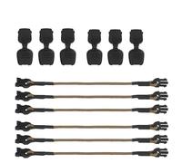 Cordon élastique Ajustable avec Boucle en Nylon, Sangles de rétention Multifonctions pour Poches Tactiques avec Trous de Drainage