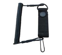 Cordon élastique anti-perte - Porte-carte d'identité | Porte-clés en corde élastique sécurisée | Clip de rouleau | Lanière télescopique | Porte-clés rétractable | Porte-clés de sac à dos | Cordon à