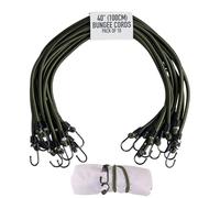 Cordon élastique avec crochets - Sangles d'arrimage résistantes, corde de fixation durable | Ensemble de sangles extensibles, bagages d'extérieur, camping, auvent, bâche, équipement de soutien