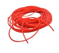 Cordon Élastique Corde élastique de pêche Rouge, Longueur 2-15 m, Haute résistance, Corde en Caoutchouc résistante à l'abrasion, 1 pièce(6mx2mm)