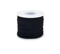 Cordon élastique de 1 mm x 100 m pour bracelets, bijoux, colliers, loisirs créatifs, nœuds tressés, perles de poney
