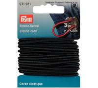 Cordon élastique de couture - PRYM - 2,5 mm de diamètre - Noir - Polyvalent - Idéal pour couture et mercerie