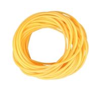 Cordon élastique de pêche Corde de pêche élastique 2,5 mm diamètre, Ligne en Caoutchouc résistante au Gel for la sur Glace, Corde Solide, 1 pièce(Yellow,3M)