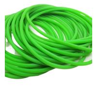 Cordon élastique de pêche Corde de pêche élastique Solide 4,5 mm diamètre, Ligne en Caoutchouc résistante au Froid for la sur Glace, Corde indéformable, 1 pièce(Green,10M)