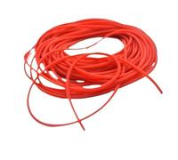 Cordon élastique de pêche Corde élastique résistante à l'abrasion 3 mm x 10 m, Ligne de pêche, d'appât for la, Corde Liaison en Caoutchouc, 1 pièce(Red)