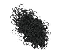 Cordon élastique extensible Lot de 100 mini élastiques en caoutchouc noirs for cheveux, 2 cm, doux, for le bureau