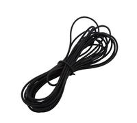 Cordon élastique Noir de 5 Mm 10 M, Facile à Couper et à Attacher, Bonne Abrasion, Cordon élastique en Fibre de Polypropylène pour Tentes, Parasols Plage, Sacs Main (5 mm 10m)