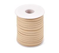 Cordon élastique Plat en Nylon Souple Fin PandaHall 20m de Long - 5mm de diamètre - Cordon élastique Cousu en Lycra pour la Fabrication de Bijoux et Accessoires