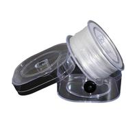 Cordon élastique plat et extensible pour fabrication de bijoux - 0,7 mm - 100 m