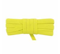 Cordon élastique plat et fin en latex pailleté, 2,5 ou 10 yards, 6 mm, 6 mm, pour carnet, boucles d'oreilles, robe, couture, bricolage, citron, 10 yards