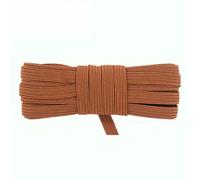 Cordon élastique plat et fin en latex pailleté, 2,5 ou 10 yards, 6 mm, 6 mm, pour carnet, boucles d'oreilles, robe, couture, bricolage, couleur cuivre, 1,8 m