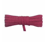 Cordon élastique plat et fin en latex pailleté, 2,5 ou 10 yards, 6 mm, 6 mm, pour carnet, boucles d'oreilles, robe, couture, bricolage, rouge pailleté, 1,8 m