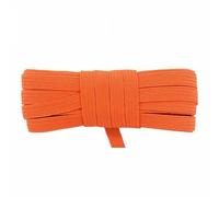 Cordon élastique plat fin en latex de 6 mm, 2,5 ou 10 yards, pour carnet, boucle d'oreille, couture, robe, orange, 1,8 m