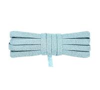 Cordon élastique plat fin en latex pailleté bleu clair à paillettes - 2,5 à 10 yards (1/4 po, 6 mm) - 5 yards (4,5 m) - 1/4 po (6 mm) - 10 mm (1/4 po) - 10 mm (10,7 m) - 5 yards (4,6 m) - 5 yards (4