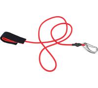 Cordon élastique pour bateau - sécurité rouge pour pagaie de kayak avec mousqueton, idéal pour pagayer en toute sécurité et éviter de perdre la pagaie lors de la navigation