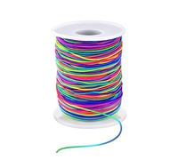 Cordon élastique pour bracelets, bracelets élastiques, fil de cordon élastique, bijoux, bracelet extensible, cordon de perles (1 mm x 50 m)