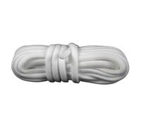 Cordon élastique Rond en Nylon et élasthanne, 5 mm, 4,6 m, 3/16 po, for Soutien-Gorge, épaules, Lacets, Lingerie, Couture(White,2 Yard_7MM)