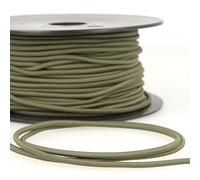 Cordon Elastique Rond Kaki 3mm