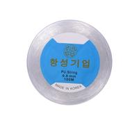 Cordon élastique transparent de 100 m pour la fabrication de bijoux avec cristaux, bois, perles en céramique, cordon élastique pour colliers