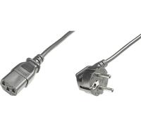 Cordon électrique Digitus alimentation 2.50 m noir
