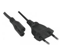 Cordon électrique secteur bipolaire noir - 5 m