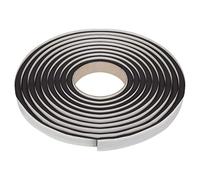 Cordon en butyle Ø 12 mm - 4,5 m - Autocollant - Ruban en butyle - Ruban d'étanchéité en butyle - Ruban d'étanchéité flexible - Étanche - (diamètre 12 mm (9 x 12 mm) / 4,5 m) - Noir