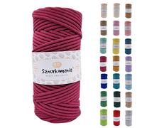 Cordon en Coton Bischop - 3 mm, 100 m, 46 Couleurs, Tressé, Macramé, Fil de Qualité Supérieure, Corde à Macramé