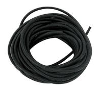 Cordon en Coton ciré 2 mm noir 5 m
