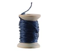 GRAINE CREATIVE Cordon en Coton ciré Bleu Marine 5m