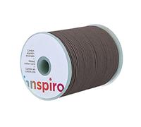 Cordon en Coton ciré Fin Marron 1,5 mm 100 m