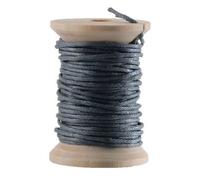 Cordon En Coton Ciré Gris 5m
