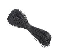 Cordon en coton ciré naturel de 1 mm de long pour la fabrication de bracelets, colliers et bijoux faits à la main Longueur 60 m