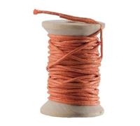 Cordon En Coton Ciré Orange 5m