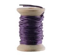 Cordon En Coton Ciré Violet 5m