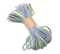 Cordon en coton ombragé à la main pour les entreprises - Corde de couleur douce de qualité pour la fabrication de bijoux et les matériaux d'art - Corde en coton de couleur segmentée