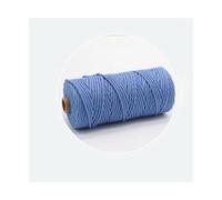 Cordon en coton pour macramé, Corde en coton macramé 100M 3mm 35 couleurs for emballage cadeau mural bricolage(18)