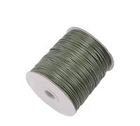 Cordon en cuir pour collier, Cordons De Corde Cire En Cuir 10 Mètres Lot 0.5-2.5mm Multicolore for La Fabrication Bijoux À Bricoler Soi-même(Green01,0.8mm)