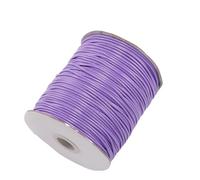Cordon en cuir pour collier, Cordons De Corde Cire En Cuir 10 Mètres Lot 0.5-2.5mm Multicolore for La Fabrication Bijoux À Bricoler Soi-même(Light Purple,0.8mm)