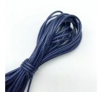 Cordon en cuir pour collier et collier - 4,6 m x 2 mm - Cordon en coton ciré coloré - Cordon pour la fabrication de bijoux