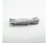 Cordon en macramé torsadé, corde, cordon, fil de cire for bracelet à bricoler soi-même, vert foncé, 5mm, 5m(24 White)