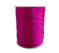 Cordon en nylon satiné Paybous 2,0 mm x 110 yards, fil tressé pour perles, nouage chinois, macramé, bracelets, colliers, fabrication de bijoux (r