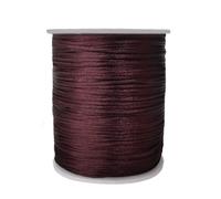 Cordon en nylon satiné Paybous 2,0 mm x 110 yards, fil tressé pour perles, nouage chinois, macramé, bracelets, colliers, fabrication de bijoux (m