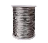 Cordon en nylon satiné Paybous 2,5 mm x 110 yards, fil tressé pour perles, nouage chinois, macramé, bracelets, colliers, fabrication de bijoux (g