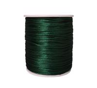 Cordon en nylon satiné tressé de 1,5 mm x 110 yards pour perles, nœuds porte-bonheur chinois, macramé, colliers, bracelets, fabrication de bijoux