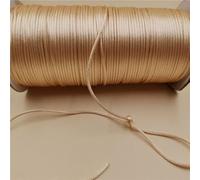 Cordon en satin de soie en queue de rat de 2 mm, cordon en macramé Shamballa Kumihimo de couleurs assorties Corde en nylon pour la fabrication de bijoux en perles Corde de bracelet de 20 mètres