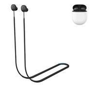 Cordon en Silicone Anti-Perte Les écouteurs sans Fil pour Google Pixel Buds Pro 2 Cordon en Silicone pour Le Cou Accessoires (Noir)